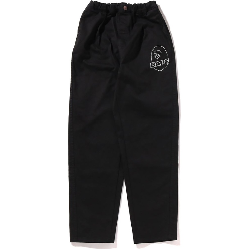 BAPE APE HEAD CURVED PANTS KIDS JR