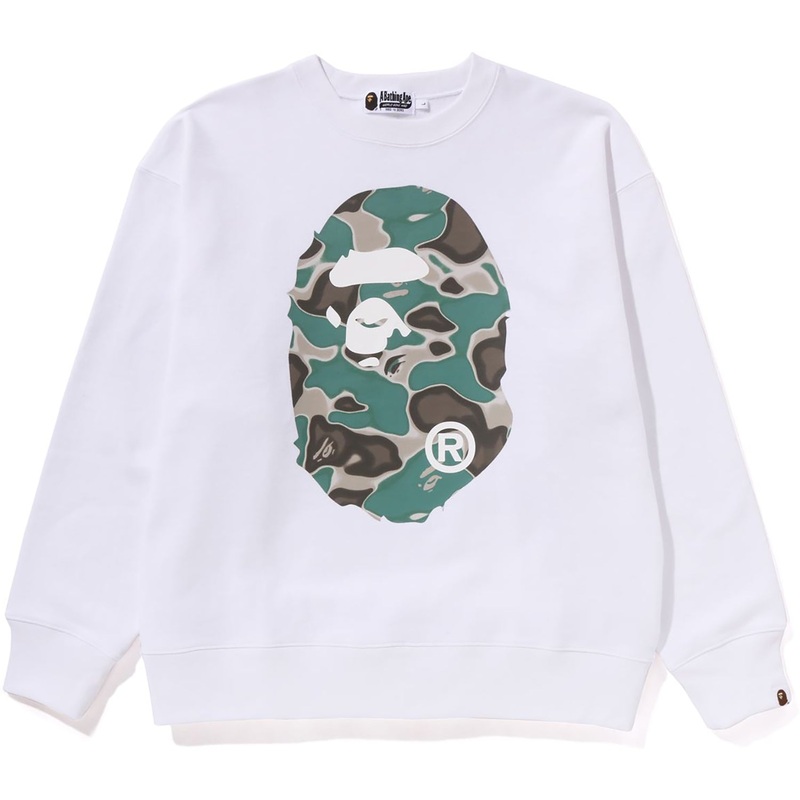 LIQUID CAMO APE HEAD CREWNECK SWEAT RELAXED FIT MENS
