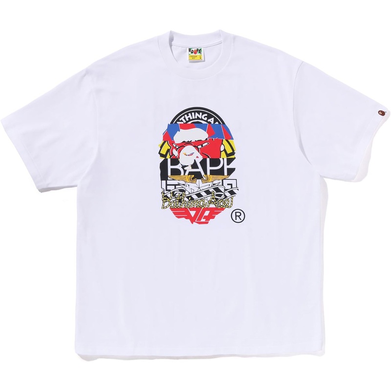 MULTI LOGO APE HEAD RELAXED FIT TEE MENS