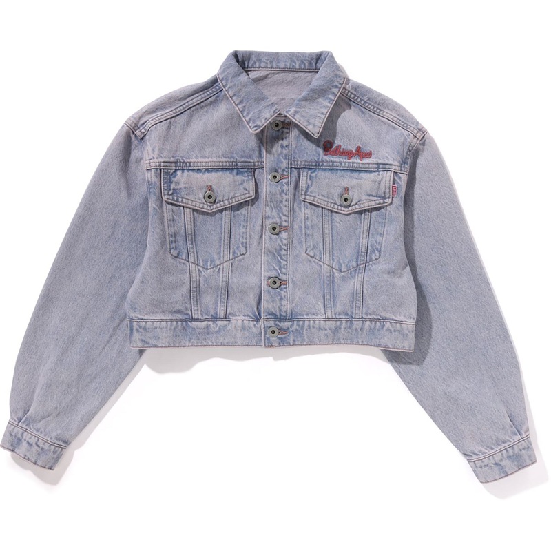 OVERDYE CROPPED DENIM JACKET LADIES