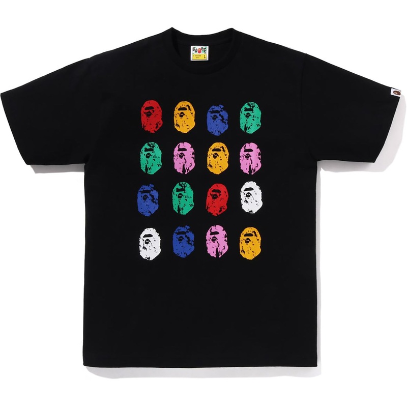 A BATHING APE 32ND ANNIV. APE HEAD TEE MENS