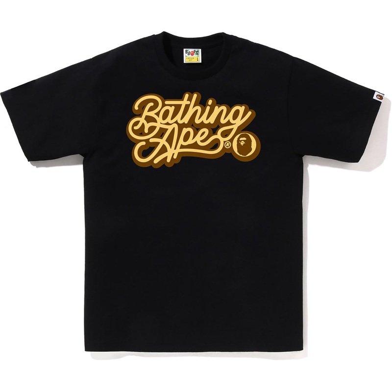 BATHING APE SCRIPT LOGO TEE MENS