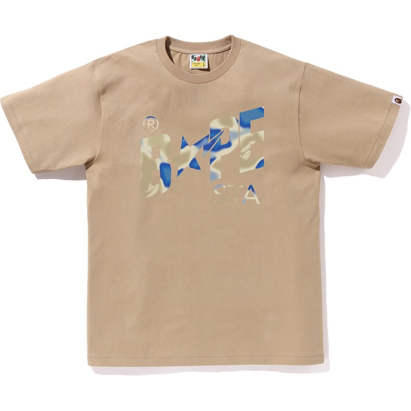 LIQUID CAMO BAPE STA LOGO TEE MENS