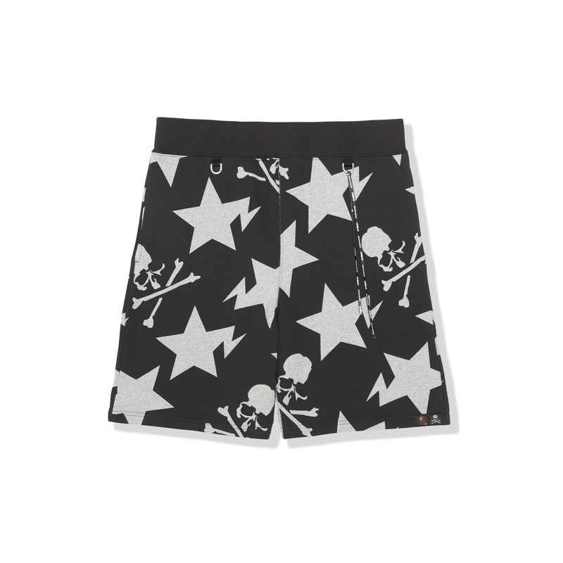 MM BAPE STA PATTERN SWEAT SHORTS MENS
