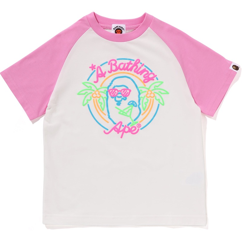 NEON APE HEAD TEE KIDS