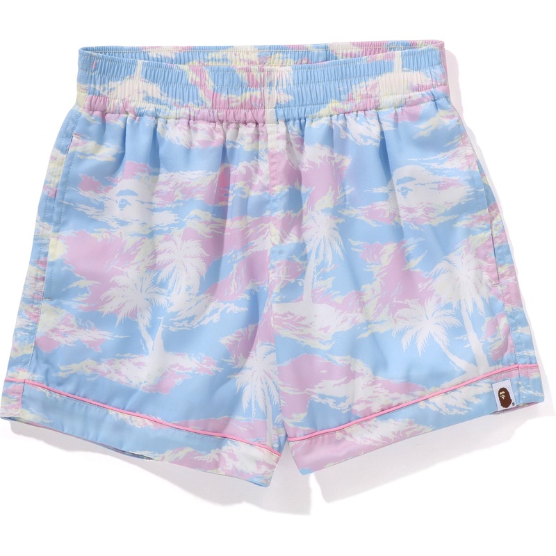 PALM TREE CAMO SHORTS LADIES