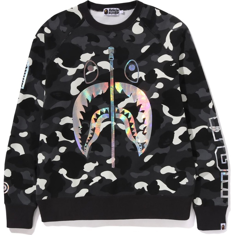 CITY CAMO SHARK CREWNECK MENS
