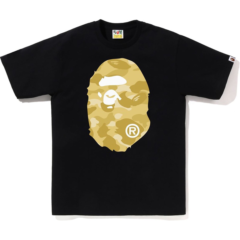 COLOR CAMO BIG APE HEAD TEE MENS