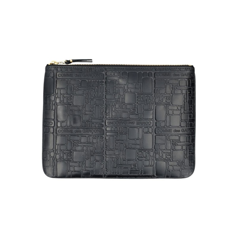 Comme Des Garons Embossed Logotype Pouch
