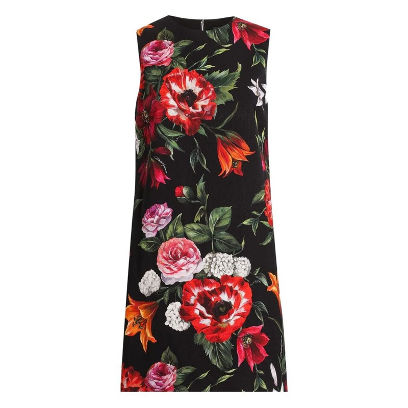 Dolce & Gabbana Floral-Print Mini Dress Clothing
