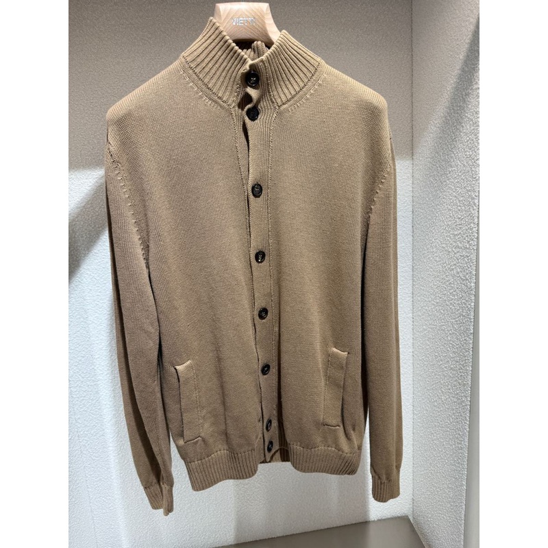 Zanone Knitwear In Linen And Cotton With Buttons