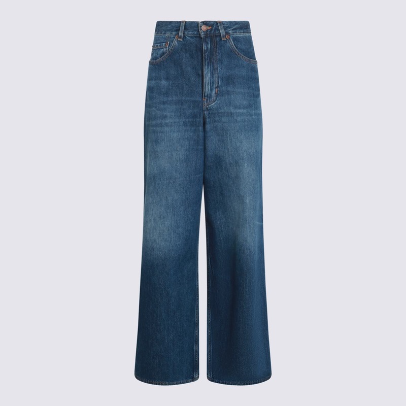 Chlo Blue Cotton Denim Jeans