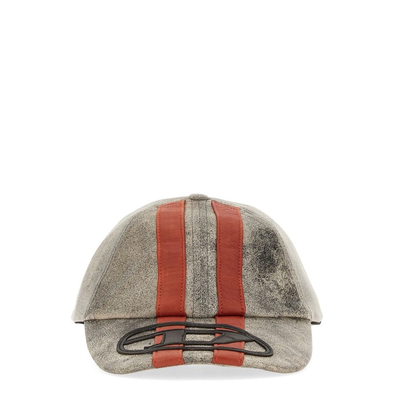 Diesel Baseball Hat With Sport Stripes