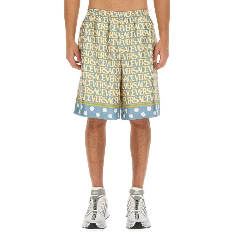 Versace Shorts With Logo