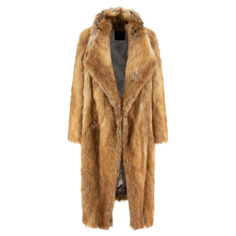BB COUTURE “Lupo” Faux-Fur Coat