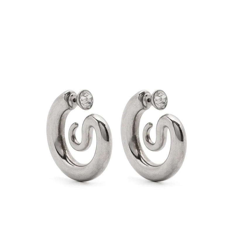 Panconesi “Diamond Serpent Hoops” Earrings Accessories