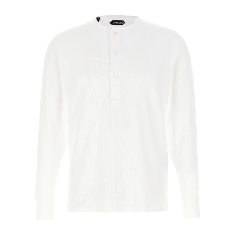 Tom Ford Ribbed Cotton T-Shirt