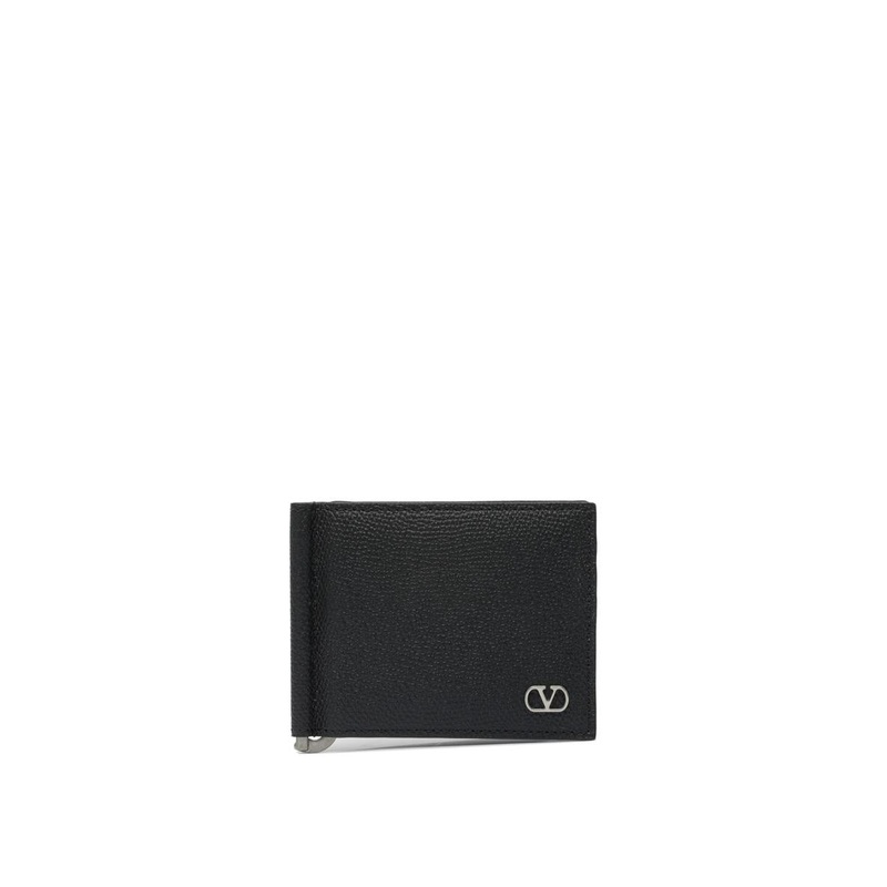 Valentino Garavani Leather Wallet Wirh Vlogo