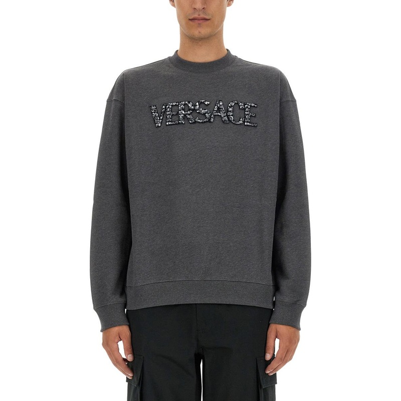 Versace Sweatshirt With Crocodile Logo