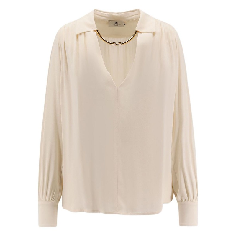 Elisabetta Franchi V-Necked Blouse