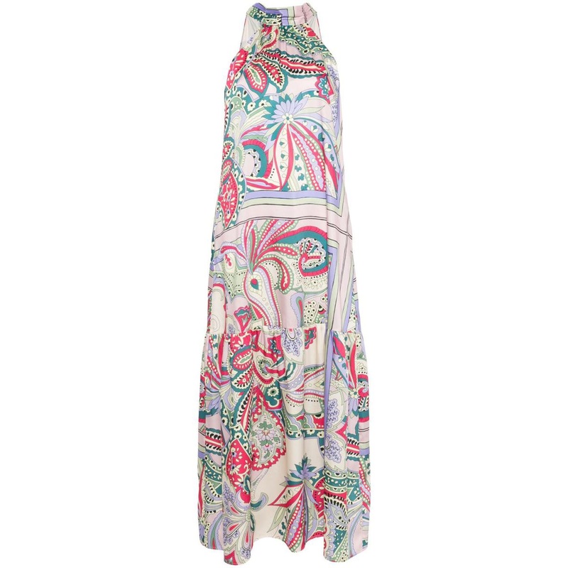 Liu Jo Multicolored Long Dress