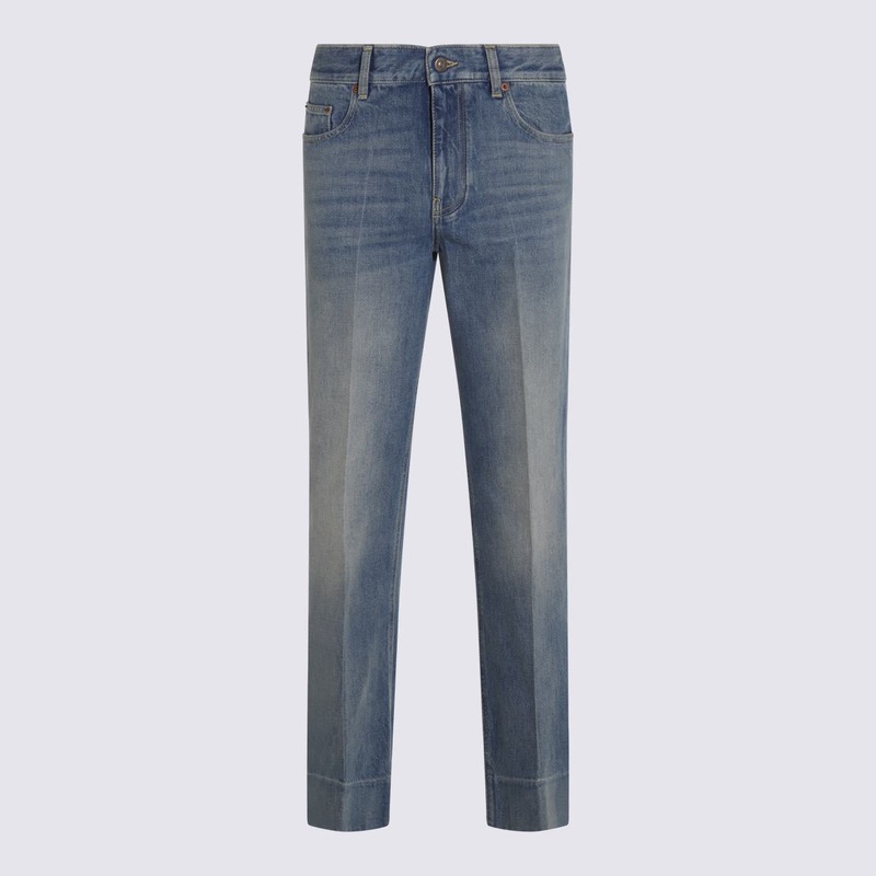 Valentino Garavani Blue Cotton Denim Jeans