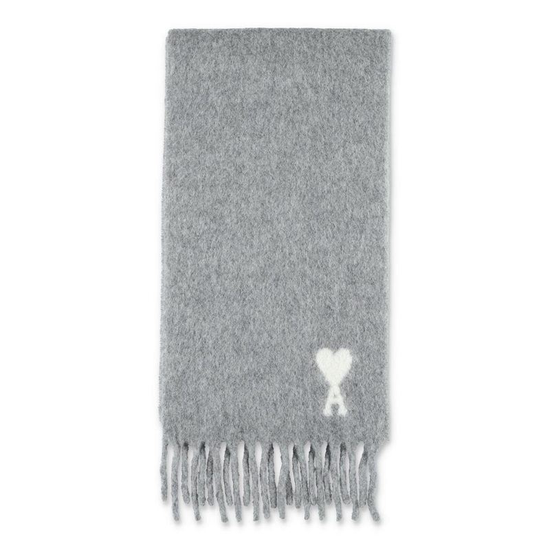 AMI Paris Adc Scarf Alpaca
