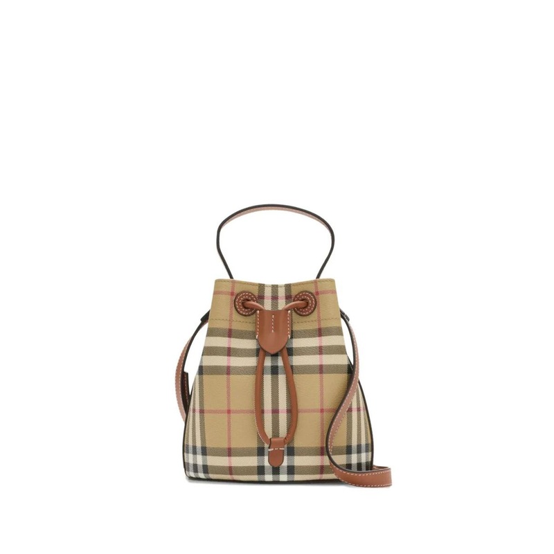 Burberry Drawstring Mini Bucket Bags