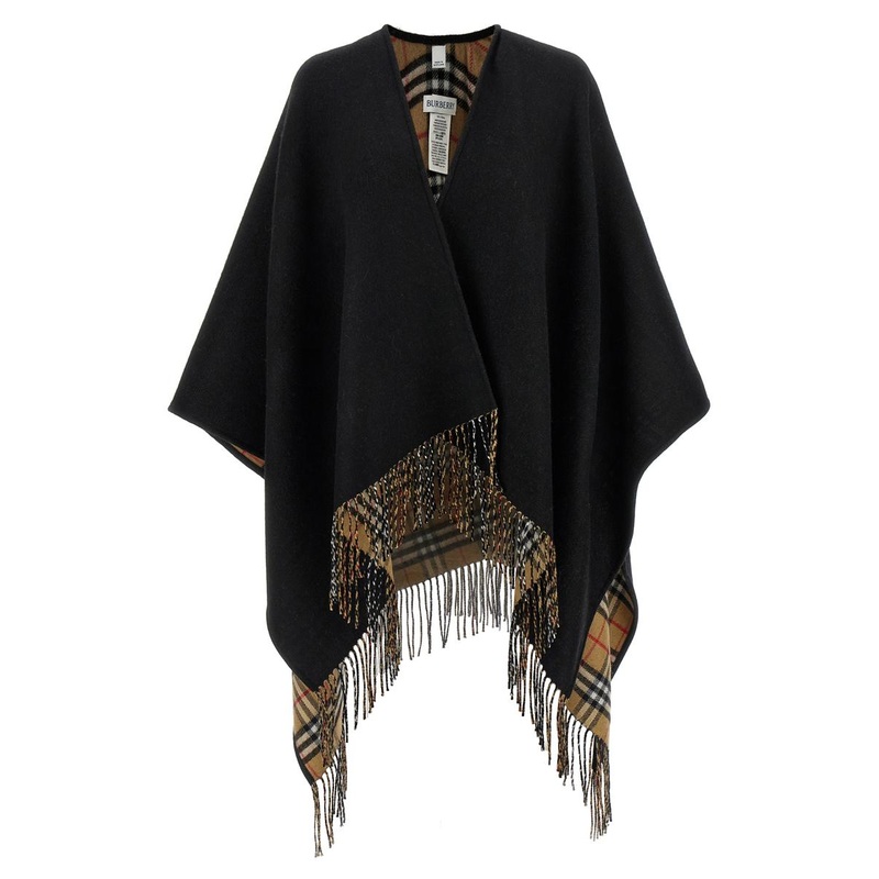 Burberry Fringed Cape