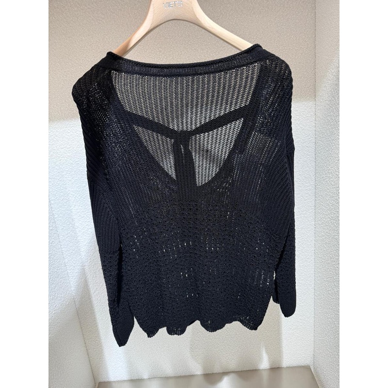 Max Mara Cotton Jersey With Ribbon On The Back