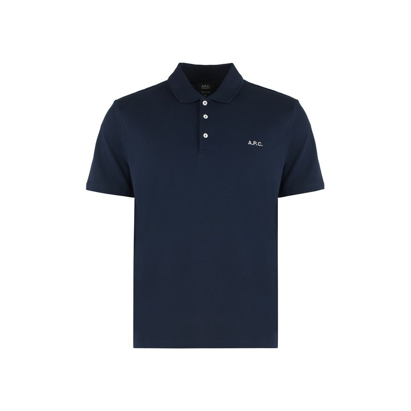 A.P.C. Gots Cotton-Piqu Polo Shirt