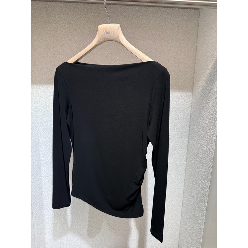 Max Mara Draped T-Shirt In Jersey