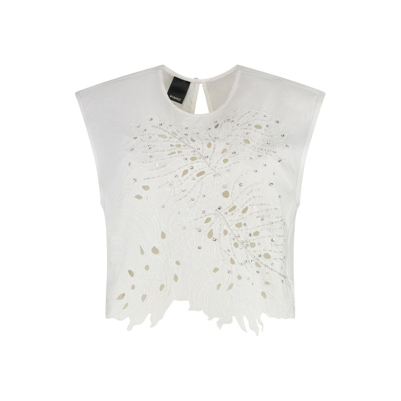 Pinko True Colors Cotton Crop Top