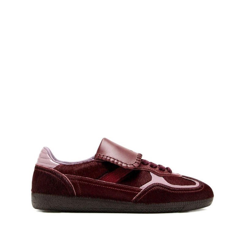 Alohas Tb.490 Club Soft Burgundy Leather Sneakers Shoes