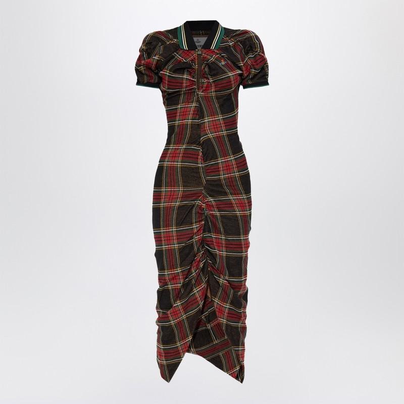Vivienne Westwood Pulling Dress With Tartan Pattern