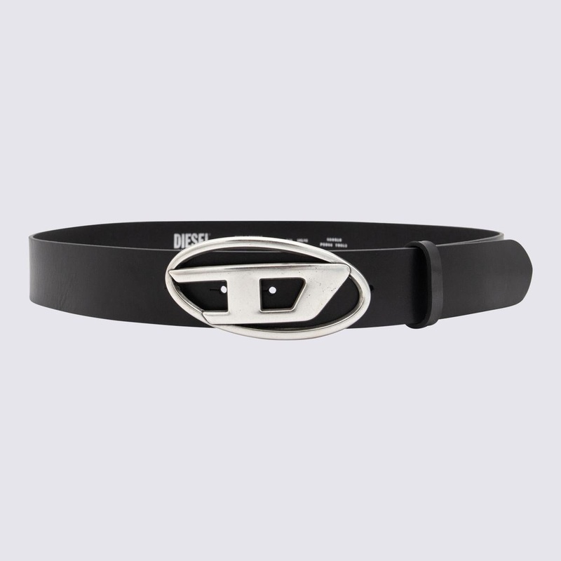 Diesel Black Leather Belt