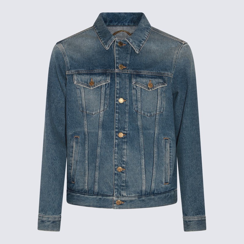 Golden Goose Blue Cotton Denim Jacket