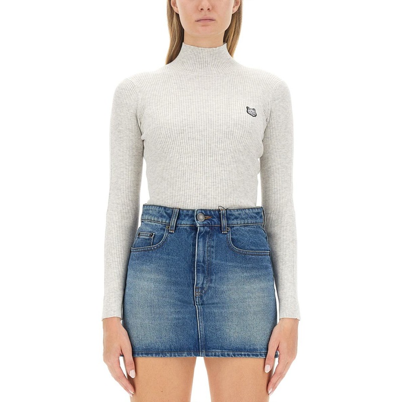 Maison Kitsun Fox Patch Jersey