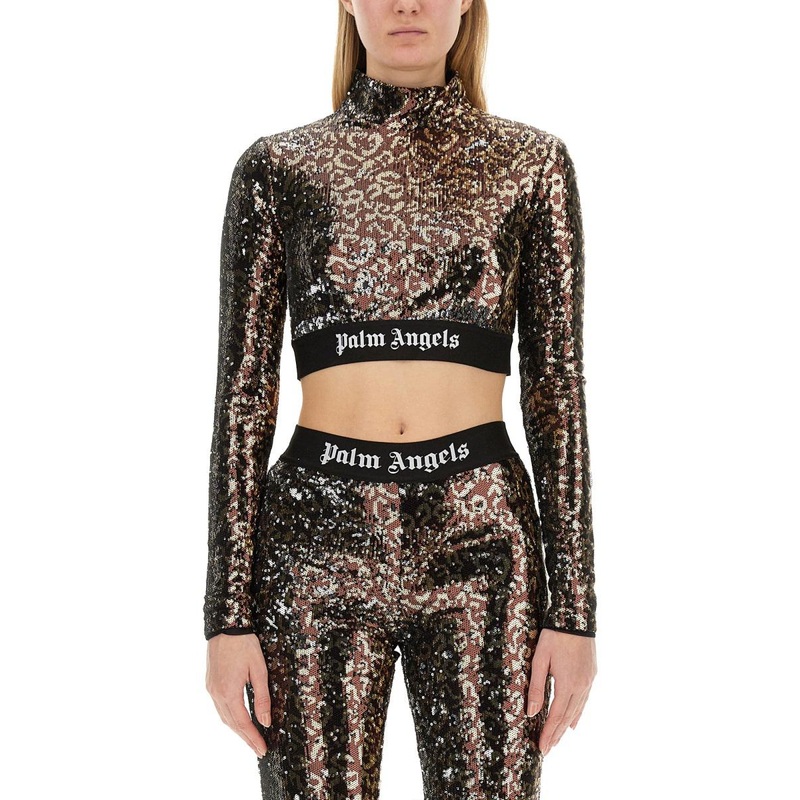 Palm Angels Sequined Top