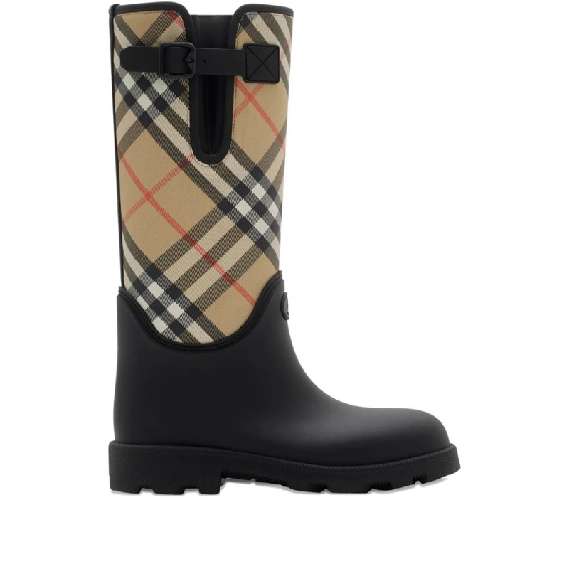 Burberry Rubber Marsh Stamp High Boots Shoes
