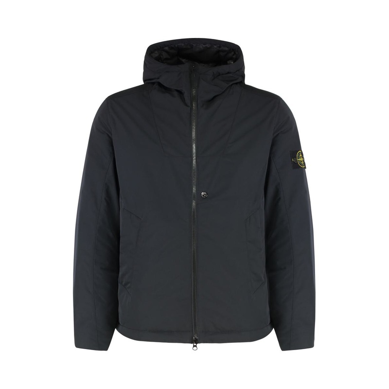 Stone Island Technical Fabric Hooded Jacket