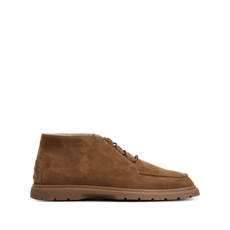 Tod’S Suede Leather Ankle Boots