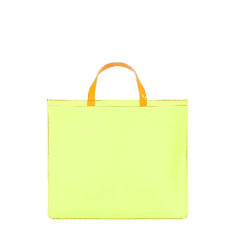 Comme Des Garons Super Fluo Leather Tote Bag Unisex
