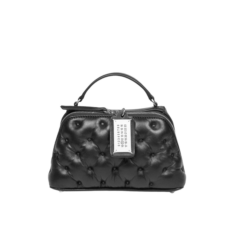 Maison Margiela Glam Slam Trapezoid Bag In Quilted Nappa