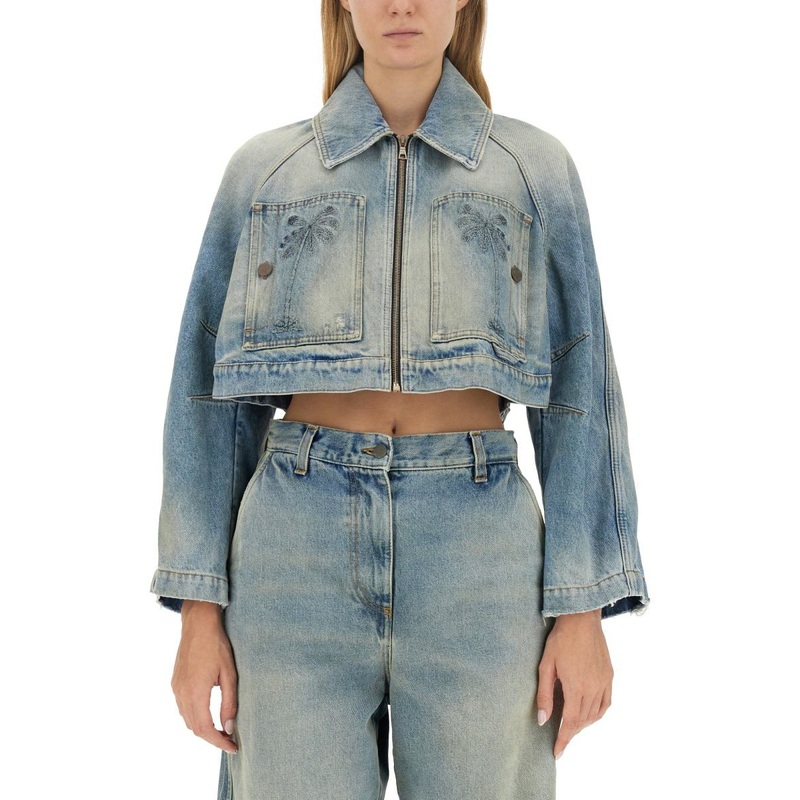 Palm Angels Cropped Fit Jacket