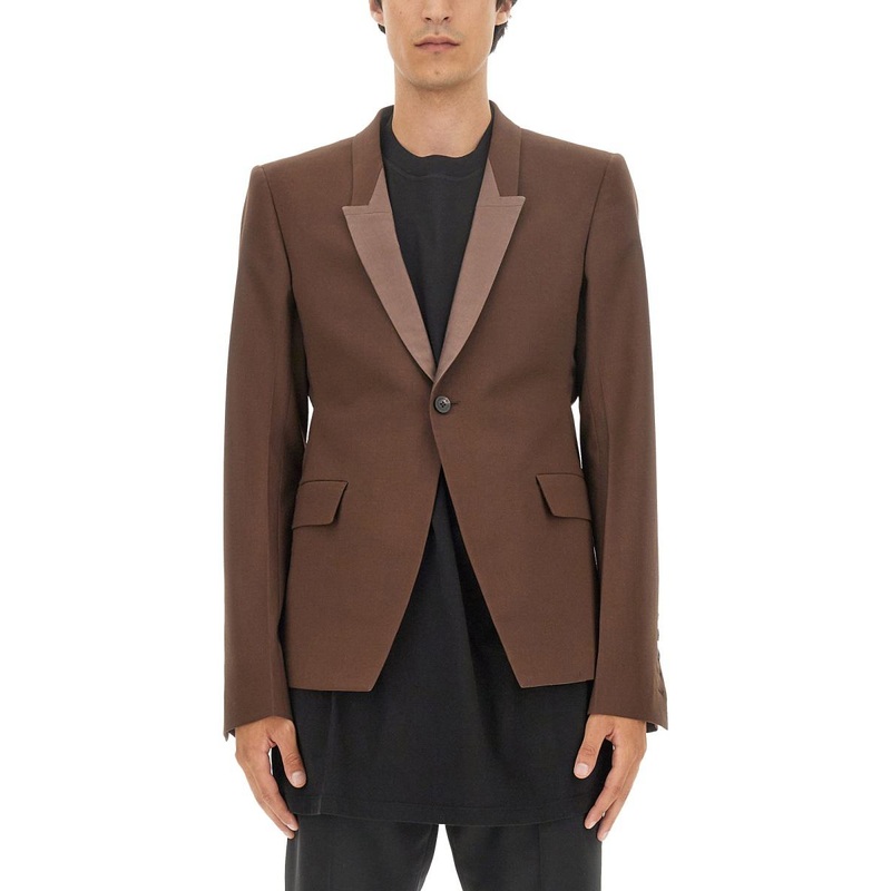 Rick Owens Single-Breasted Jacket