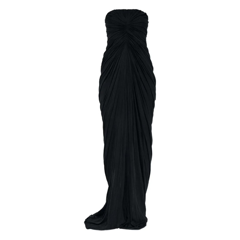 Rick Owens Strapless Maxi Dress
