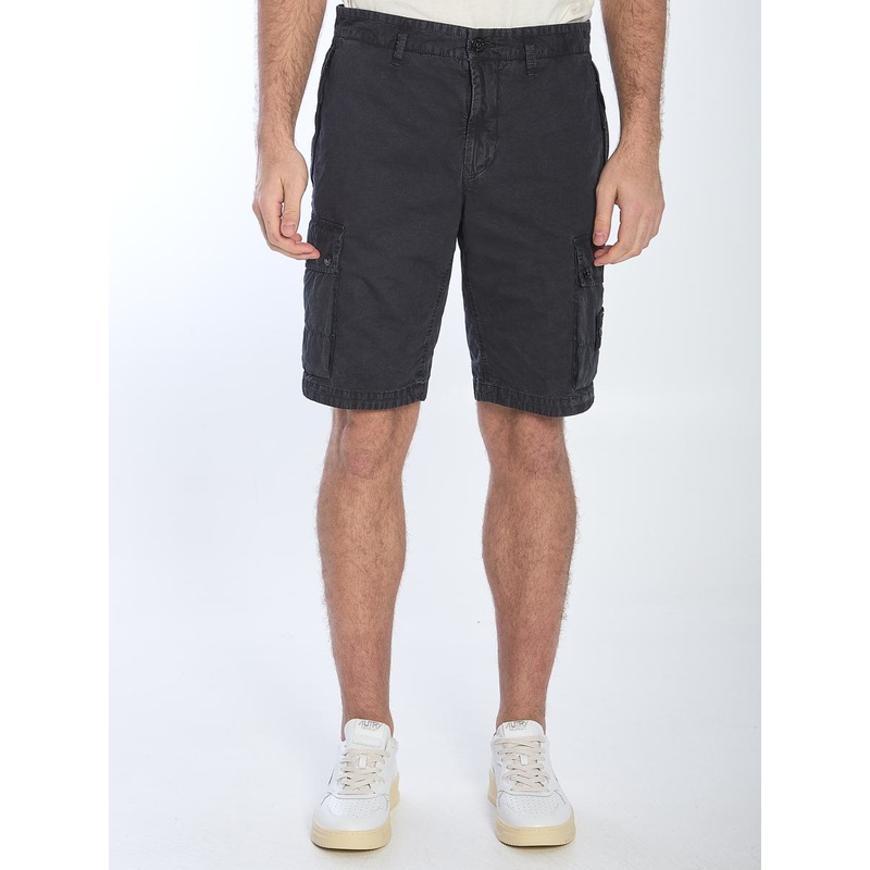 Slim Cargo Bermuda Shorts