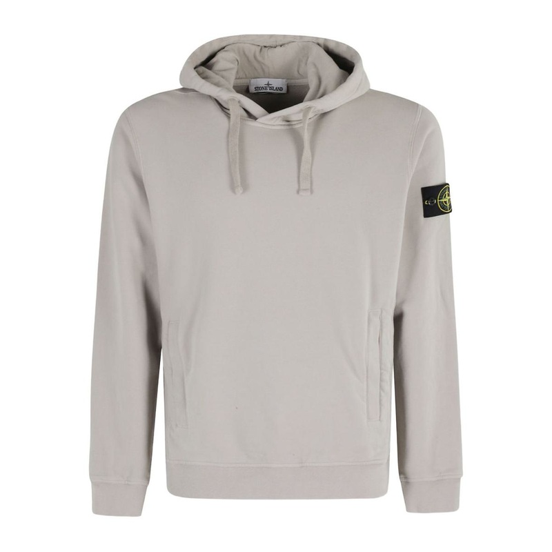 Stone Island Logo Cotton Hoodie