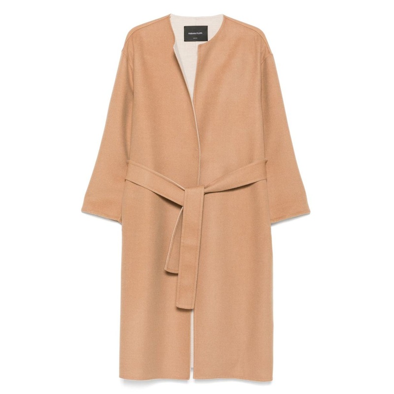 Fabiana Filippi Wool Belted Coat